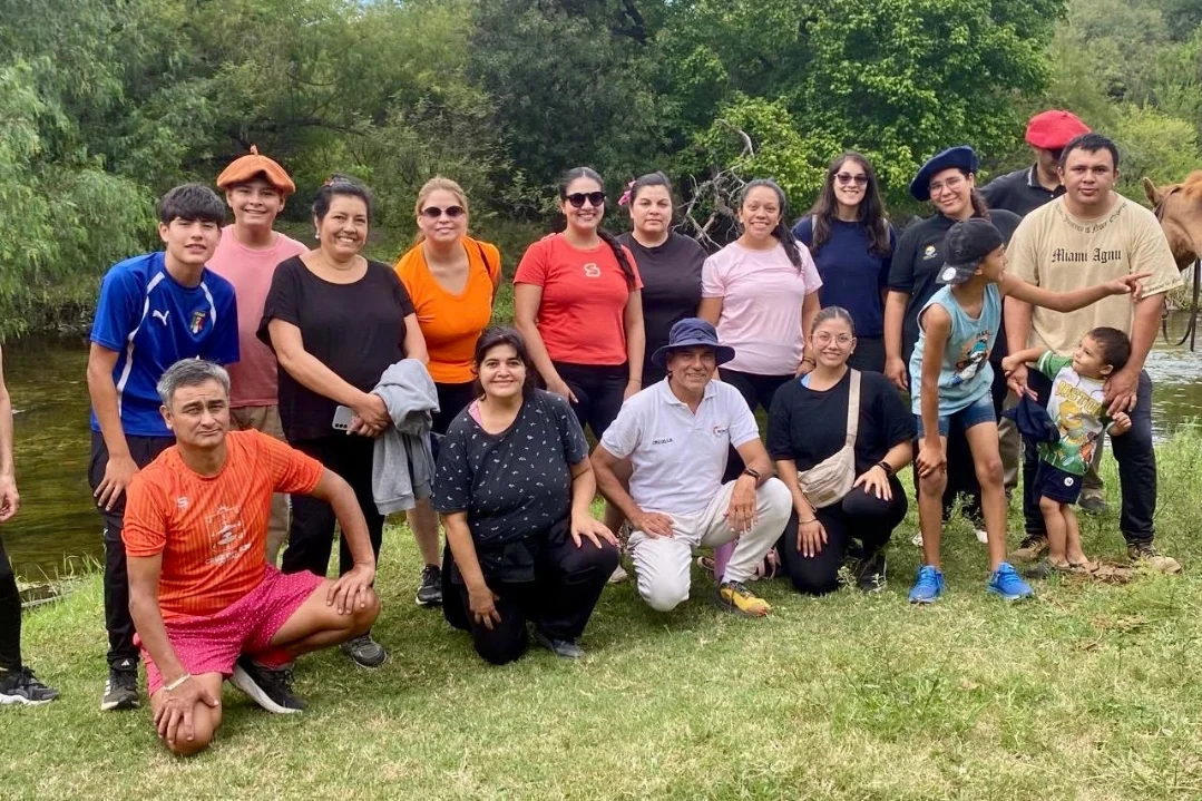 Este sábado, además del senderismo habitual, decenas de cruzdelejeños y turista