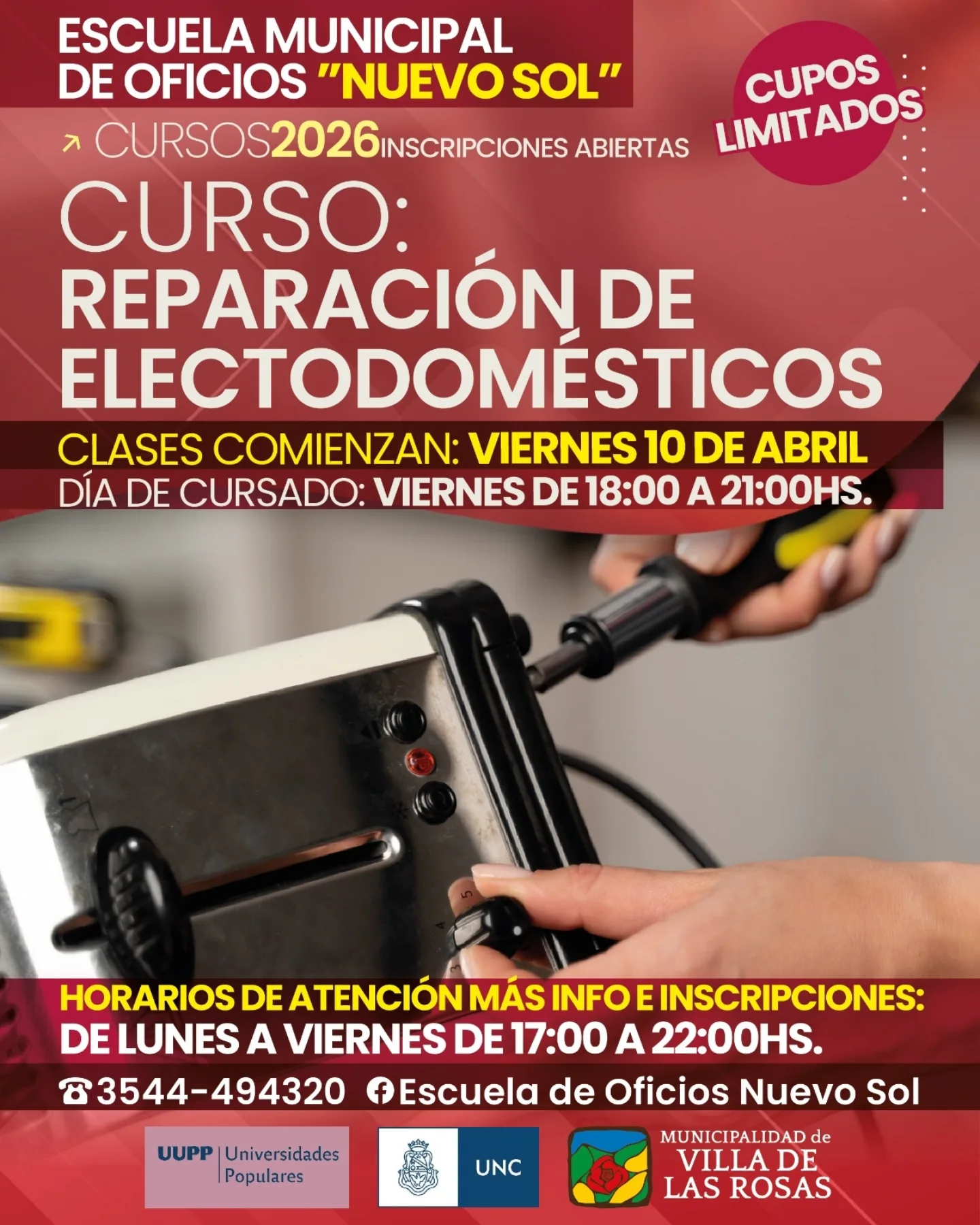 ​ ¡CAPACITATE EN LA ESCUELA DE OFICIOS “NUEVO SOL”! ​

​ ¿Estás buscando aprende