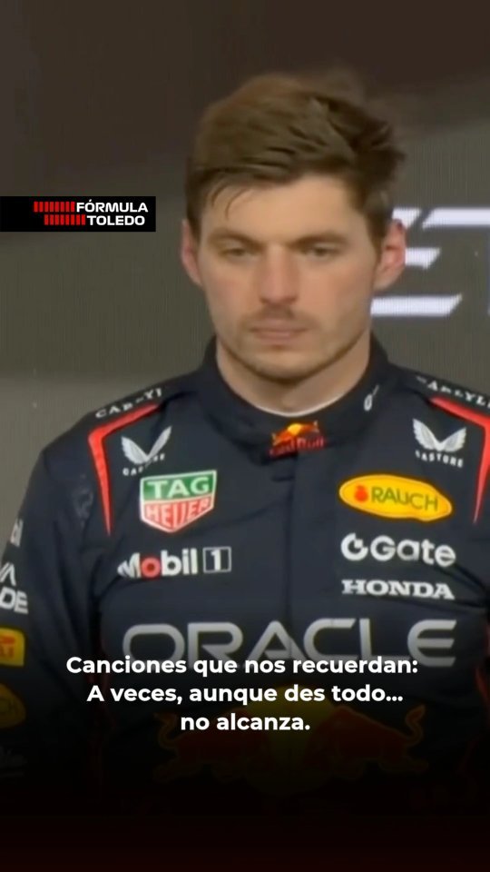 Hay veces en las que darlo todo…no alcanza. Porque en la F1, a veces…ni siquiera