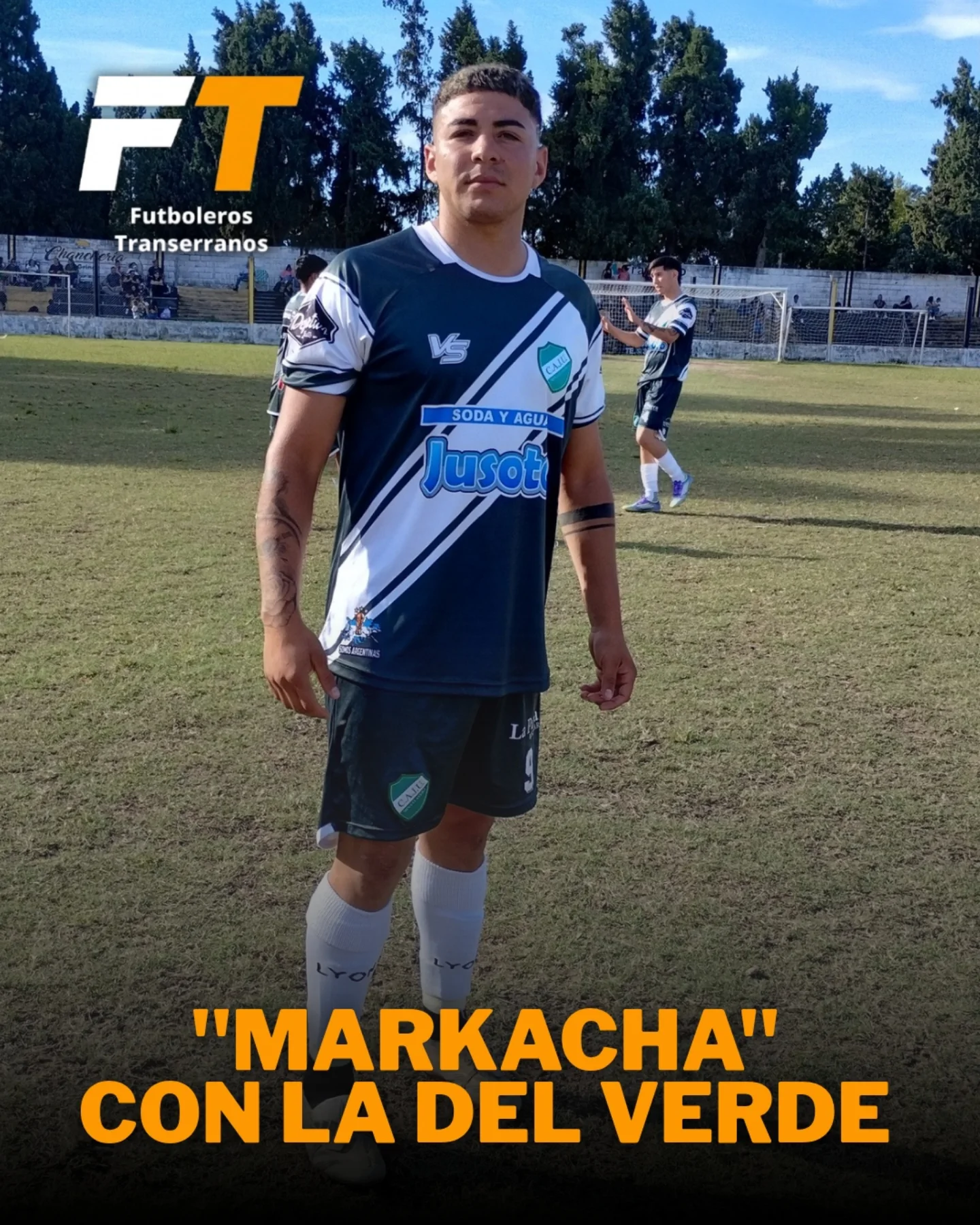 #ligasanalberto 

Jeremías “Markacha” Suárez con la camiseta del Verde de Villa