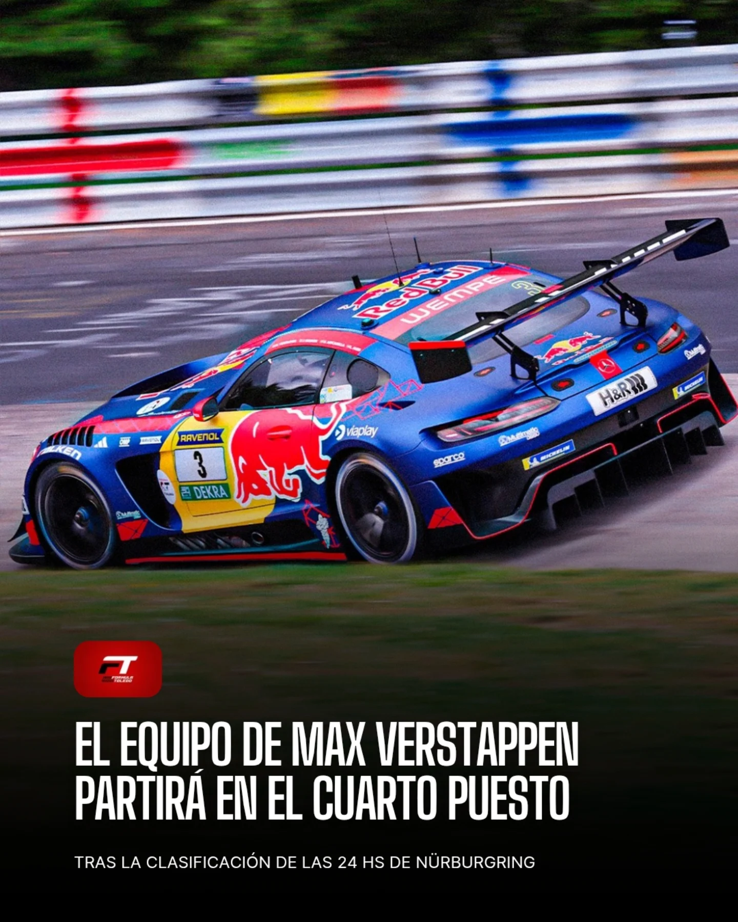 Finalizó la clasificación de las 24 Horas de Nürburgring y el equipo de Max Vers